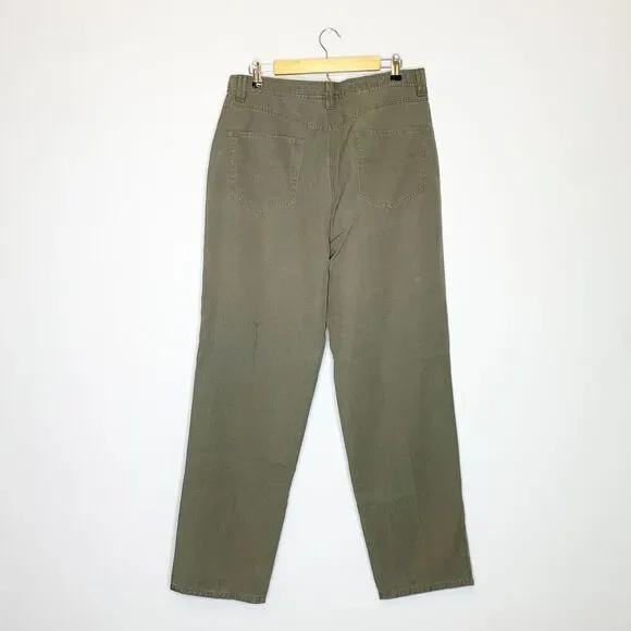 90s Y2K Deadstock 34X33 Tommy Bahama Chino Pants Y2K Green Relaxed Men's Vintage
